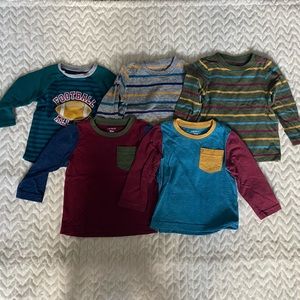 Carter’s long sleeve t-shirts, boys size 12 month